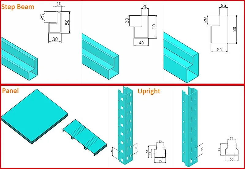 Heavy Duty Mezzanine Racking for Industrial Warehouse Storage