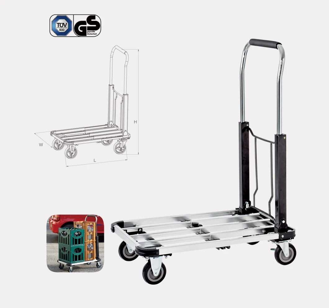 Aluminium Work Shopping Cart Hand Truck